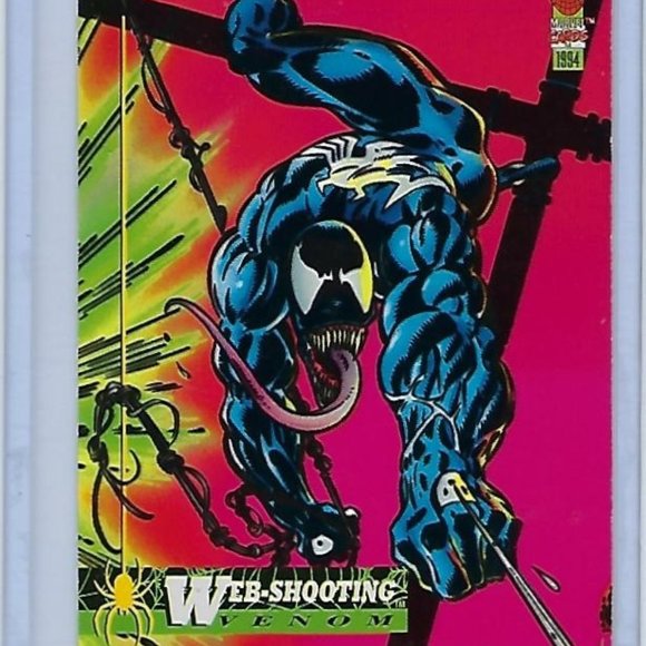 1994 Marvel Cards - Amazing Spiderman - Web-Shooting Venom - Goblin's Journal - Picture 7 of 8